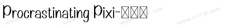 Procrastinating Pixi字体转换